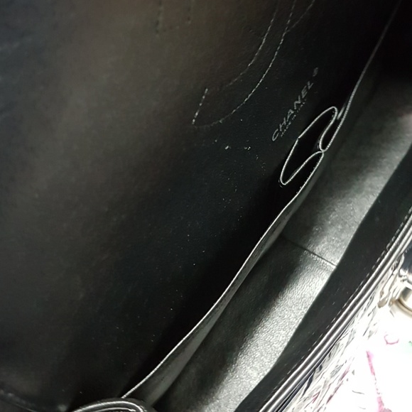 Black patent maxi double flap - Picture 6 of 8